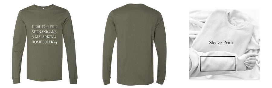 Long Sleeve T-Shirt - Design Your Own