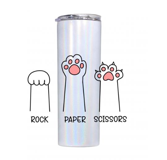 20oz Shimmer Skinny Tumbler --- Design Your Own