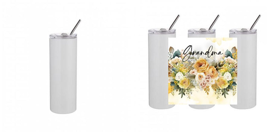 20oz Skinny Tumbler - Design Your Own (Full Print Option)