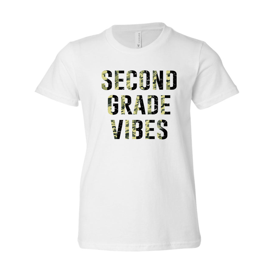 Distressed Camo Grades Youth T-shirt