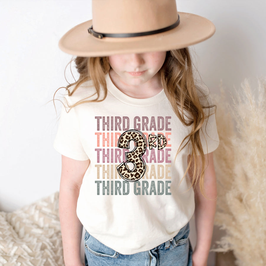 Leopard Retro Grades Youth T-shirt