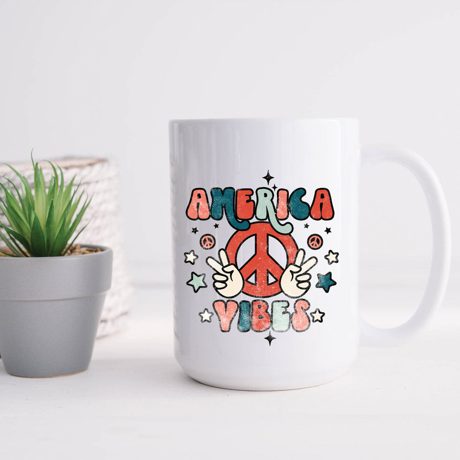 America Vibes 15oz Mug
