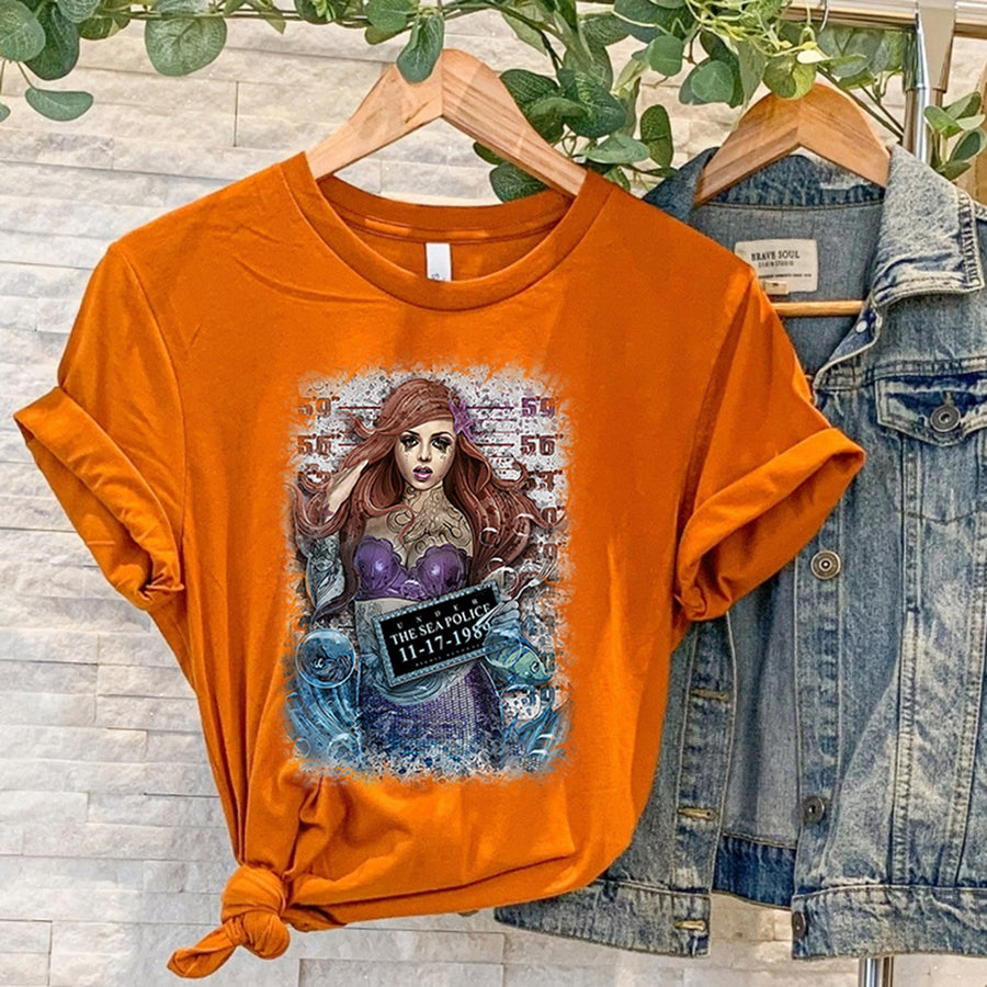 Mermaid Mugshot Unisex T-shirt