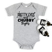 Pretty Eyes Chubby Thighs Onesie