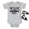 Pretty Eyes Chubby Thighs Onesie