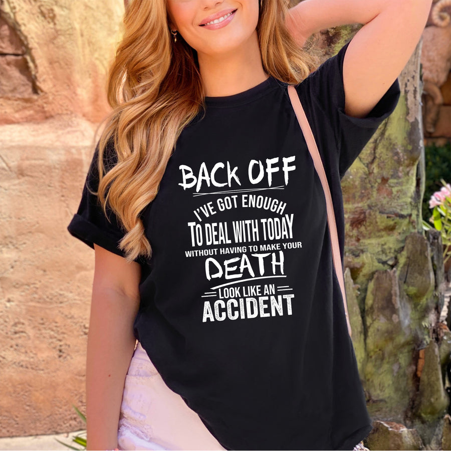 Back Off Unisex T-shirt