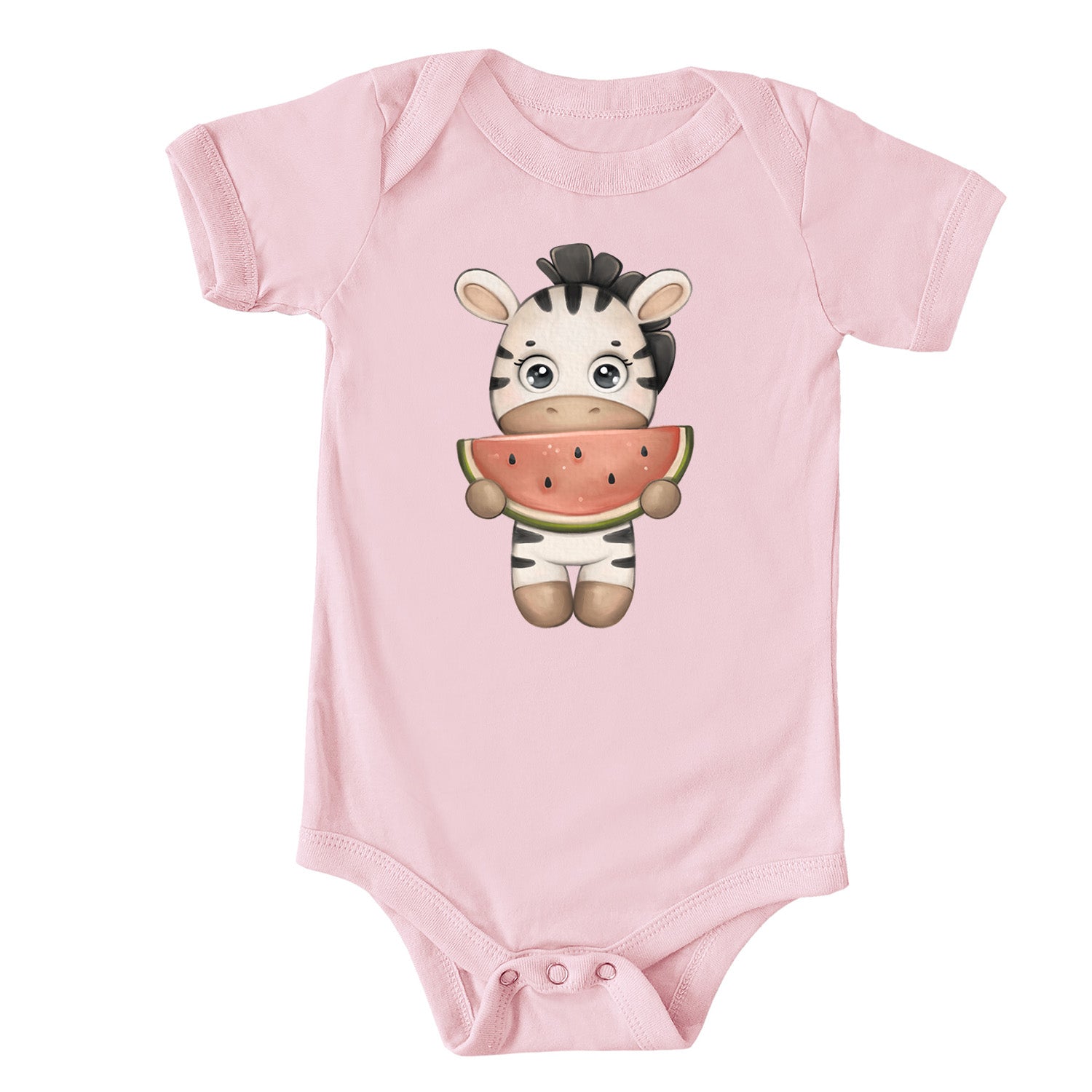 Watermelon Zebra Onesie