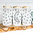 Boho Moon Glass Can Tumbler
