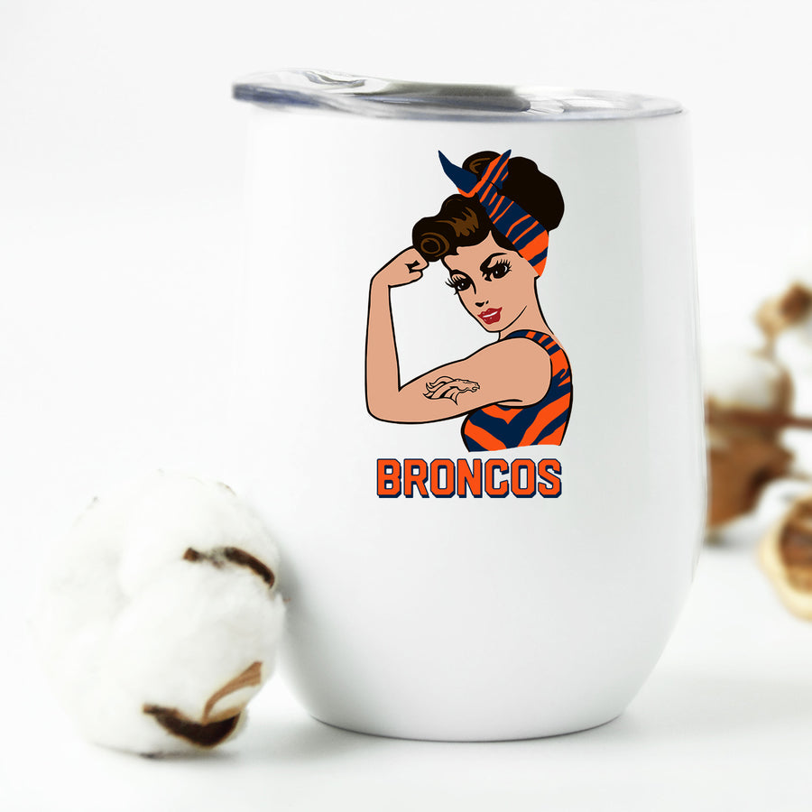 Broncos Riveter Wine Tumbler