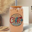 Coffee For Your Protection Glass Can Tumbler