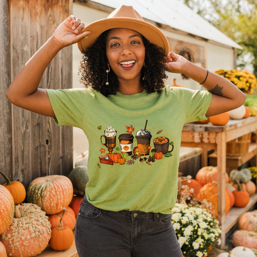 Coffee Pie and Pumpkin Spice Unisex T-shirt