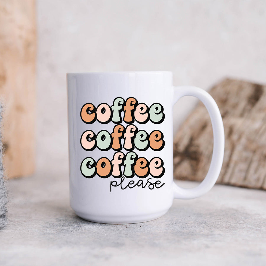 Coffee Please 15oz Mug