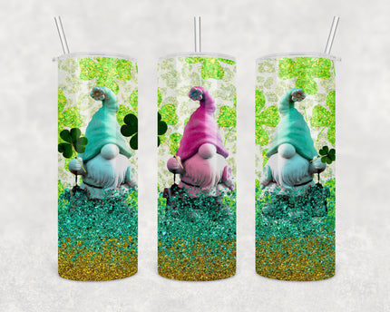 Colorful Gnomes 20oz Skinny Tumbler