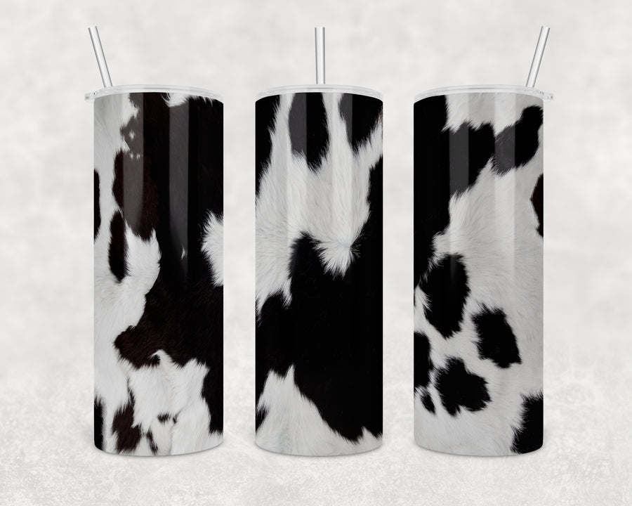 Cow Print Skinny Tumbler