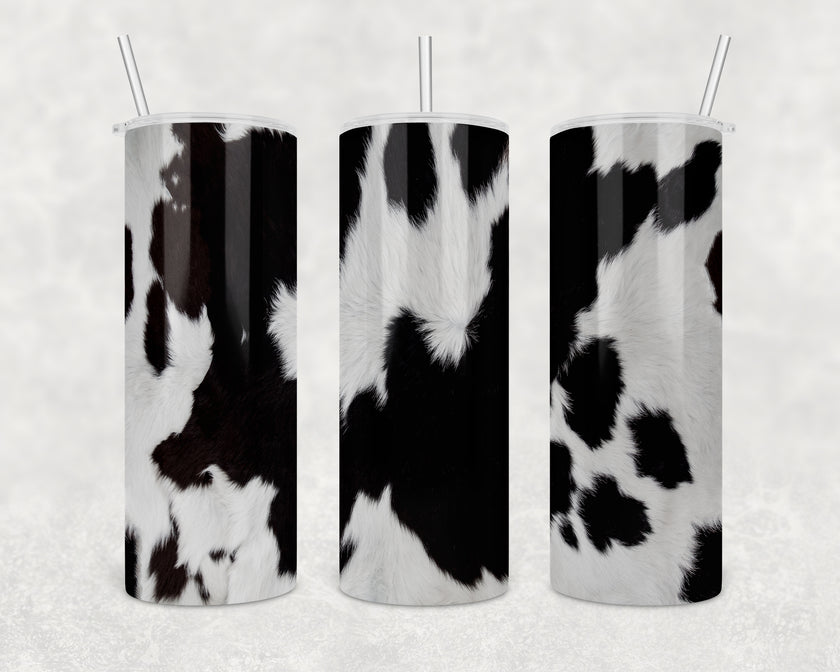 Cow Print Skinny Tumbler