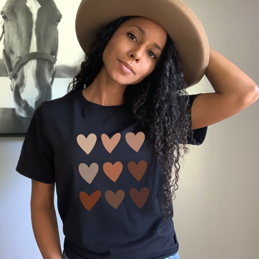 Equality Hearts Unisex T-shirt