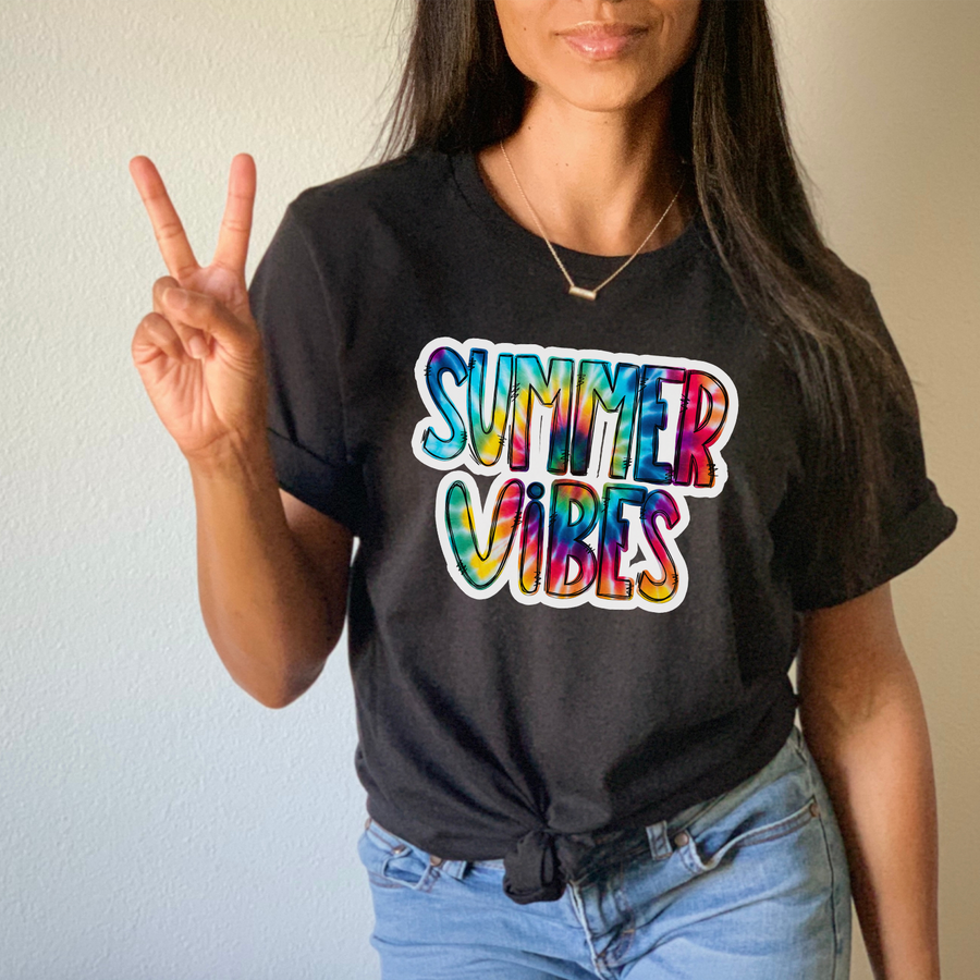 Tie Dye Summer Vibes T-shirt