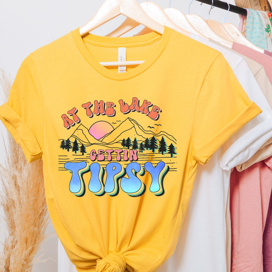 Retro at the Lake Gettin' Tipsy T-shirt