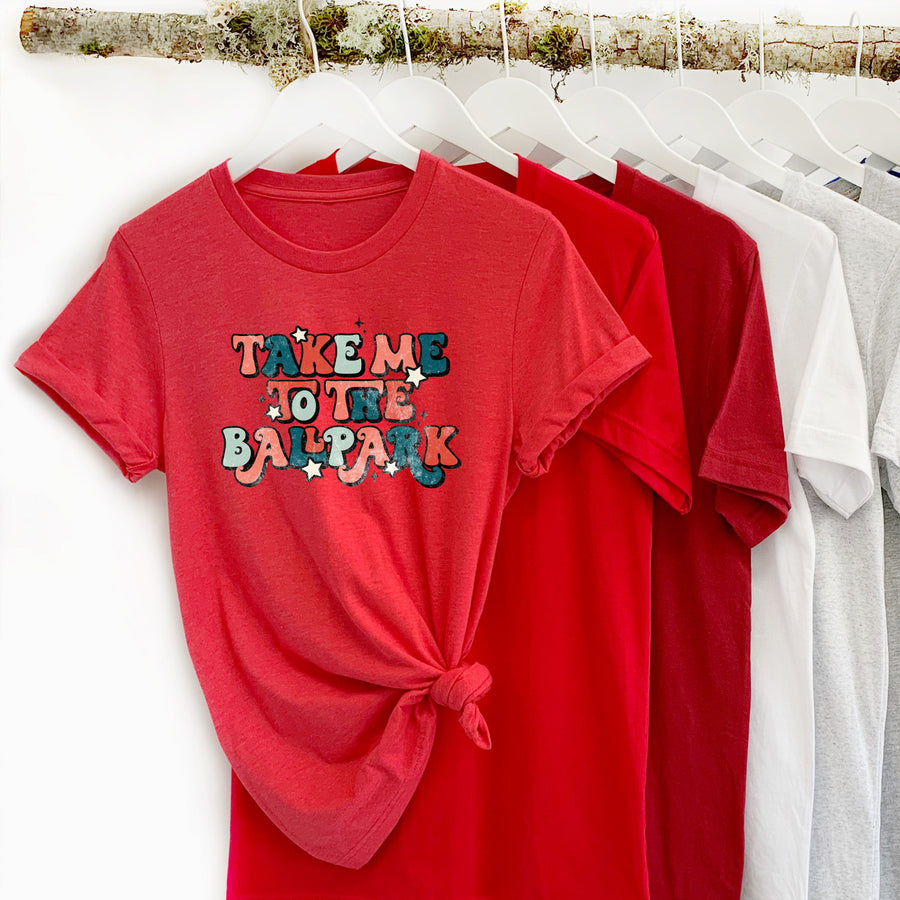 Retro Take Me To The Ballpark T-shirt
