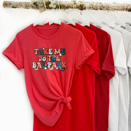Retro Take Me To The Ballpark T-shirt