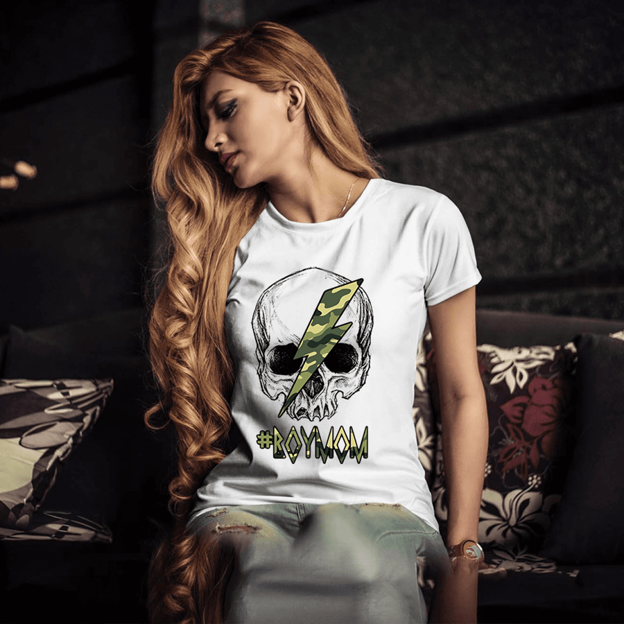 #BoyMom Skull Unisex T-shirt