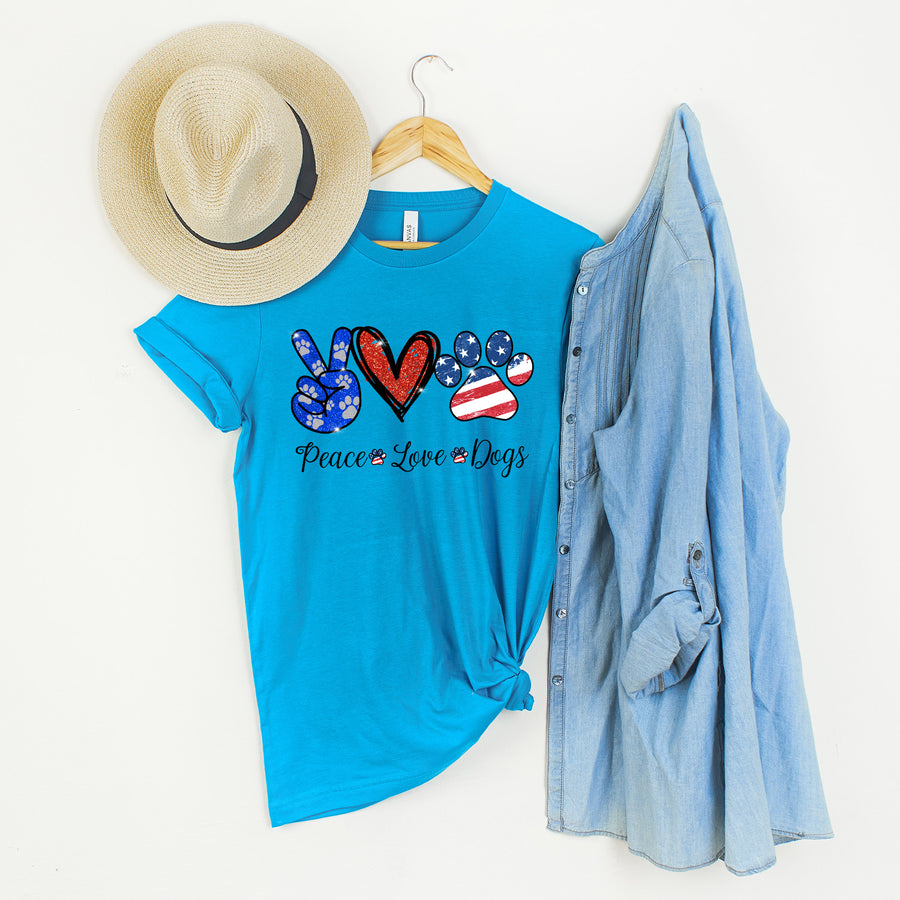 Peace Love Dogs T-shirt