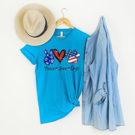 Peace Love Dogs T-shirt