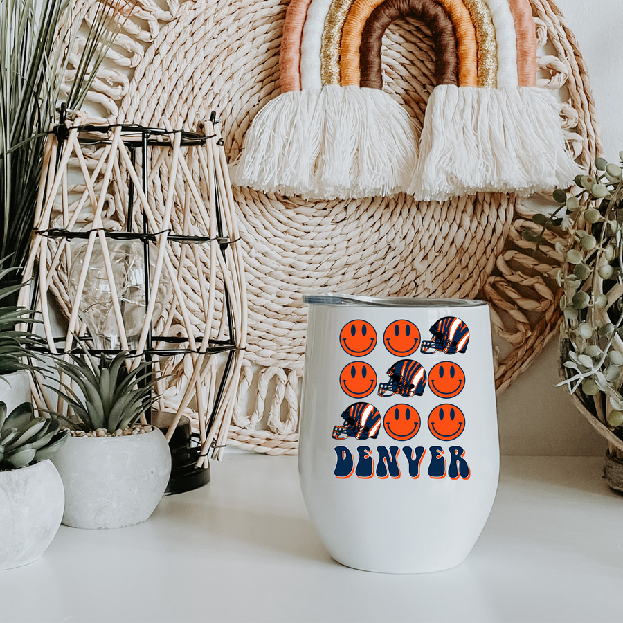 Denver Helmets Slot Machine Wine Tumbler