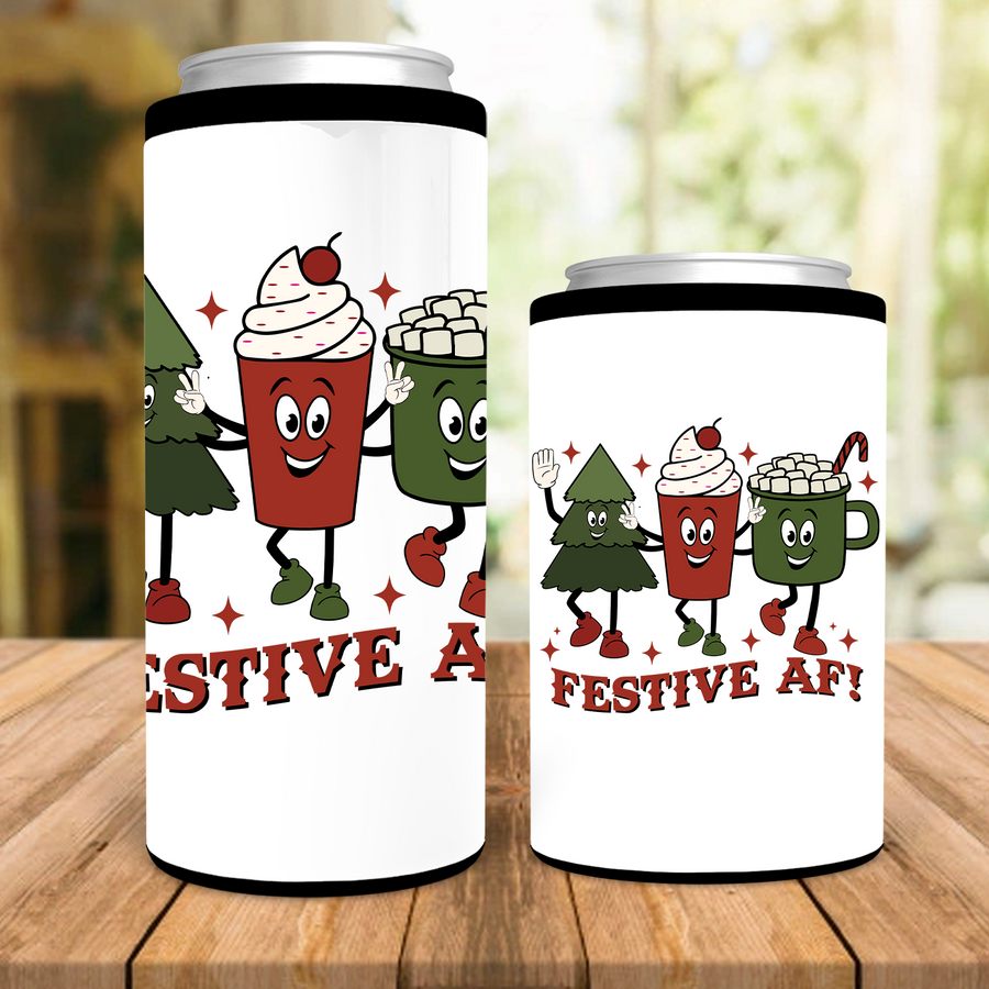 Festive AF Can Cooler