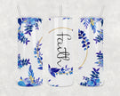 Floral Faith 20oz Skinny Tumbler