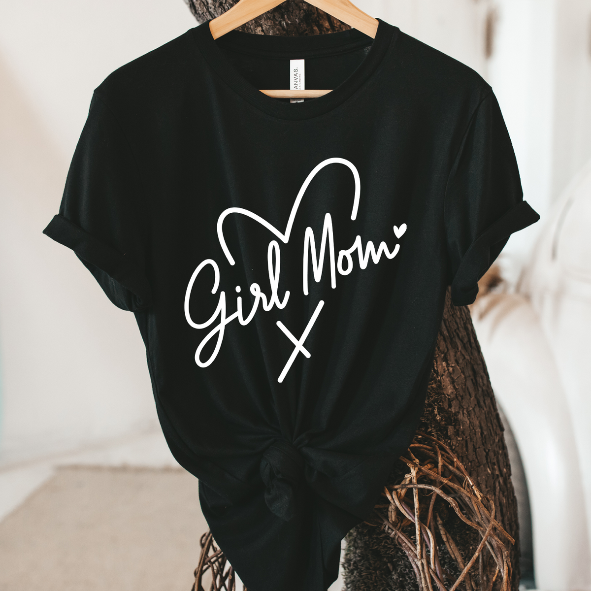 Girl Mom Heart T-shirt