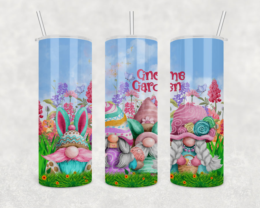 Gnome Garden 20oz Skinny Tumbler