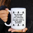 Text Your Boss 15oz Mug