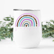 Grateful Rainbow Wine Tumbler