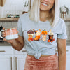 Happy Pumpkin Coffee Unisex T-shirt