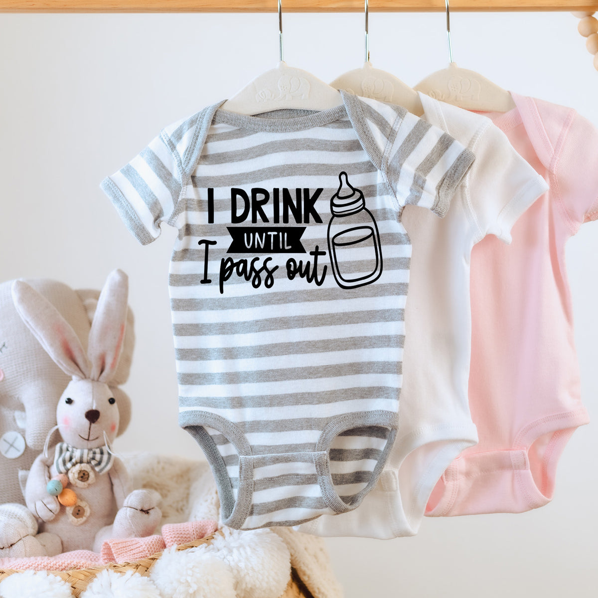 Drunk Until I Passed Out Onesie