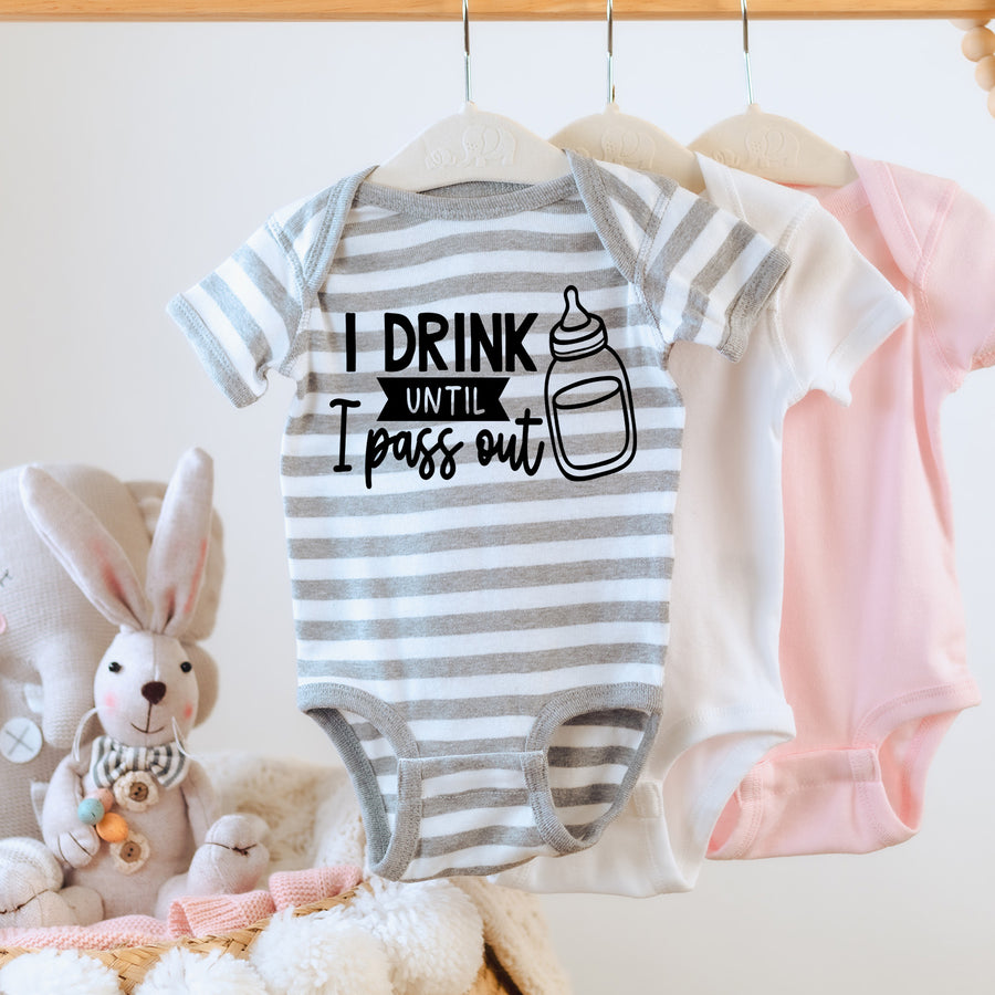Drunk Until I Passed Out Onesie