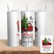 Christmas Movie Watching Tumbler 20oz Skinny Tumbler