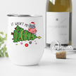It Wasn't Me Kitty Wine Tumbler