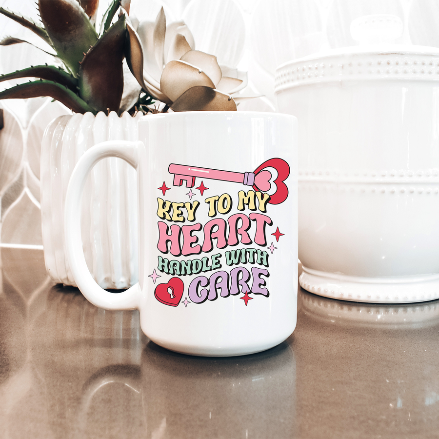 Key to my Heart 15oz Mug