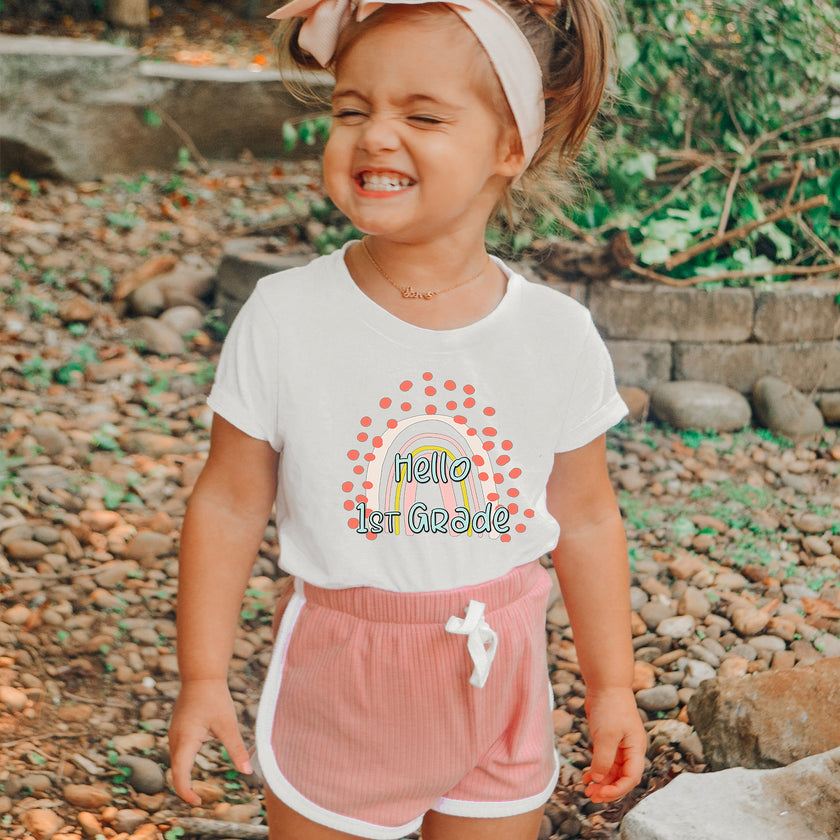 Hello School Rainbow Youth T-shirt