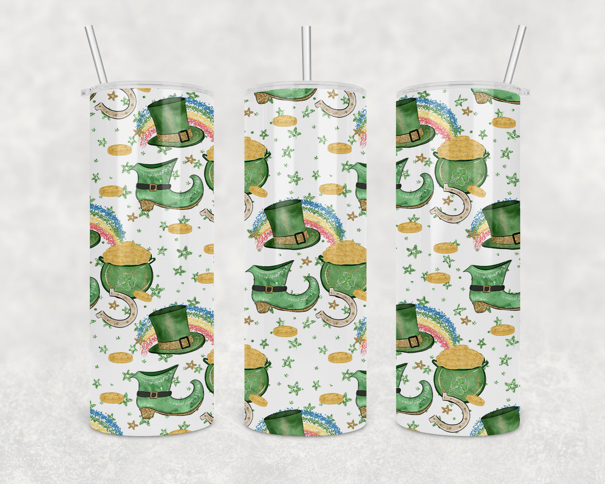Luck Of The Irish 20oz Skinny Tumbler
