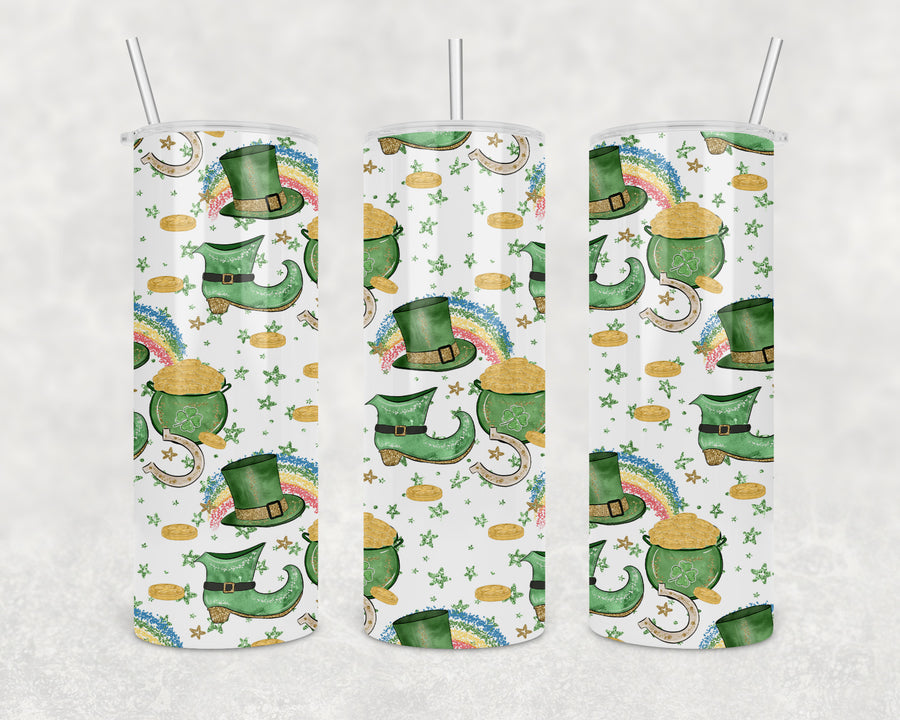 Luck Of The Irish 20oz Skinny Tumbler