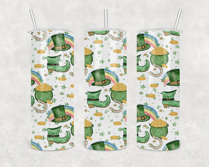 Luck Of The Irish 20oz Skinny Tumbler