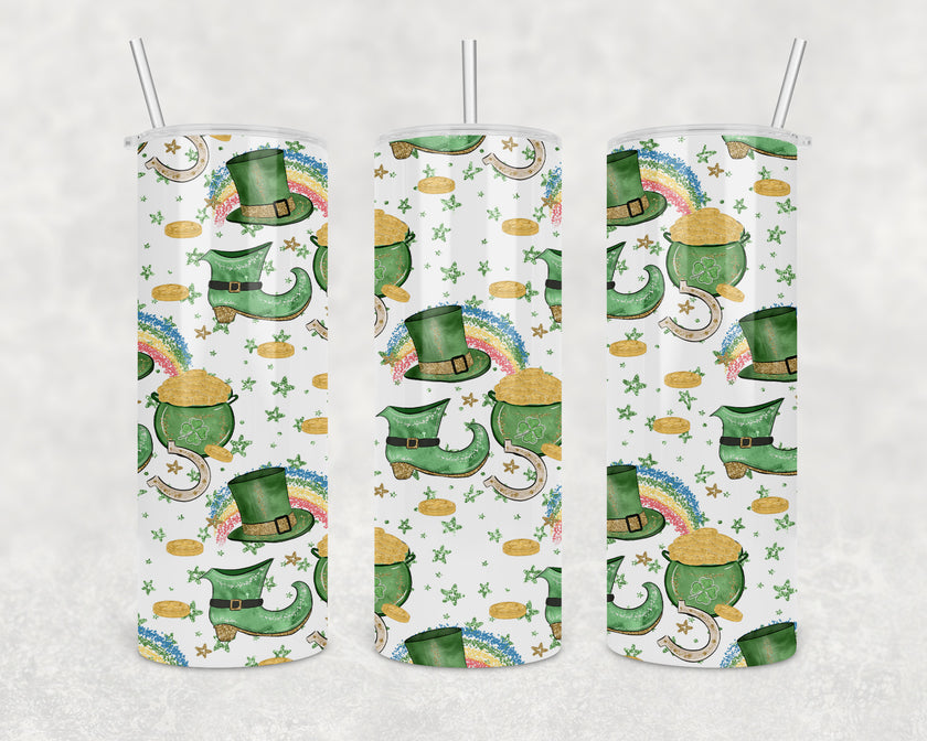 Luck Of The Irish 20oz Skinny Tumbler