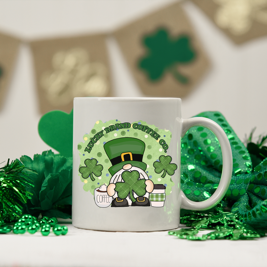 Lucky Brand Coffee Gnome 15oz Mug