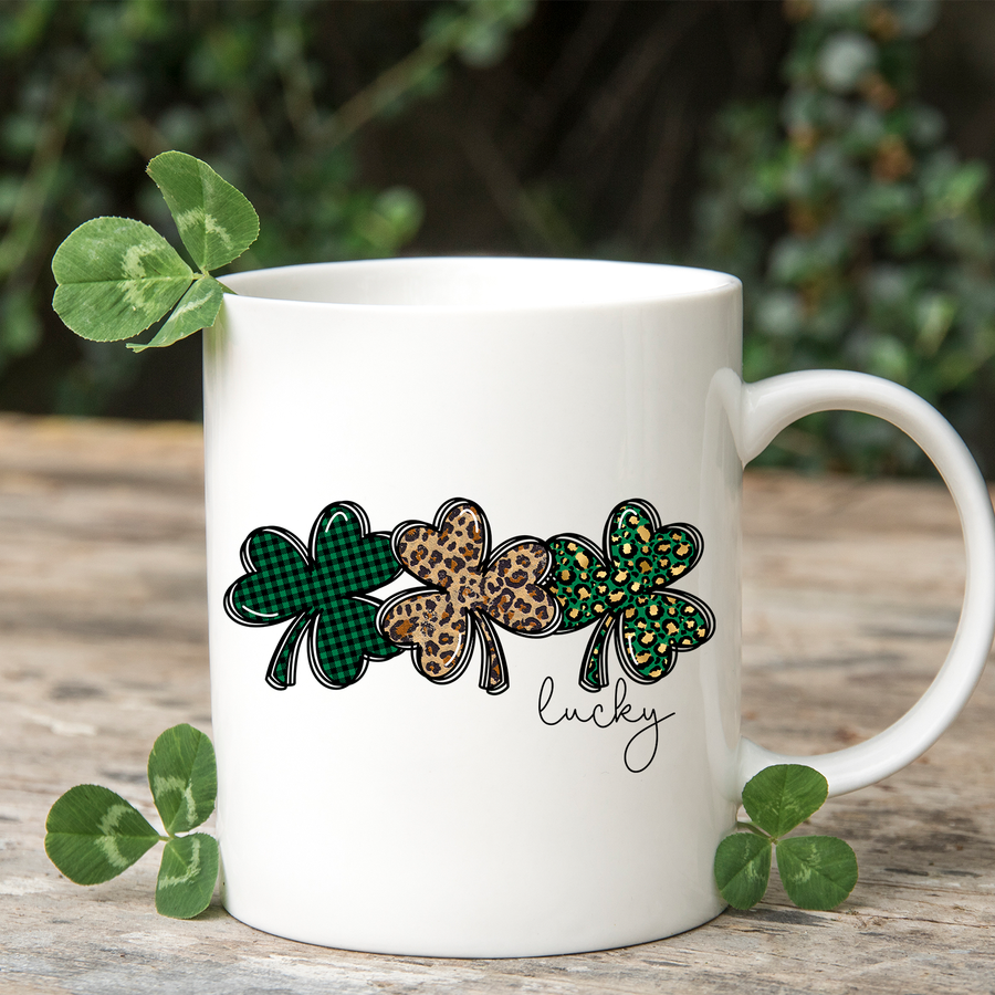 Lucky Shamrocks 15oz Mug