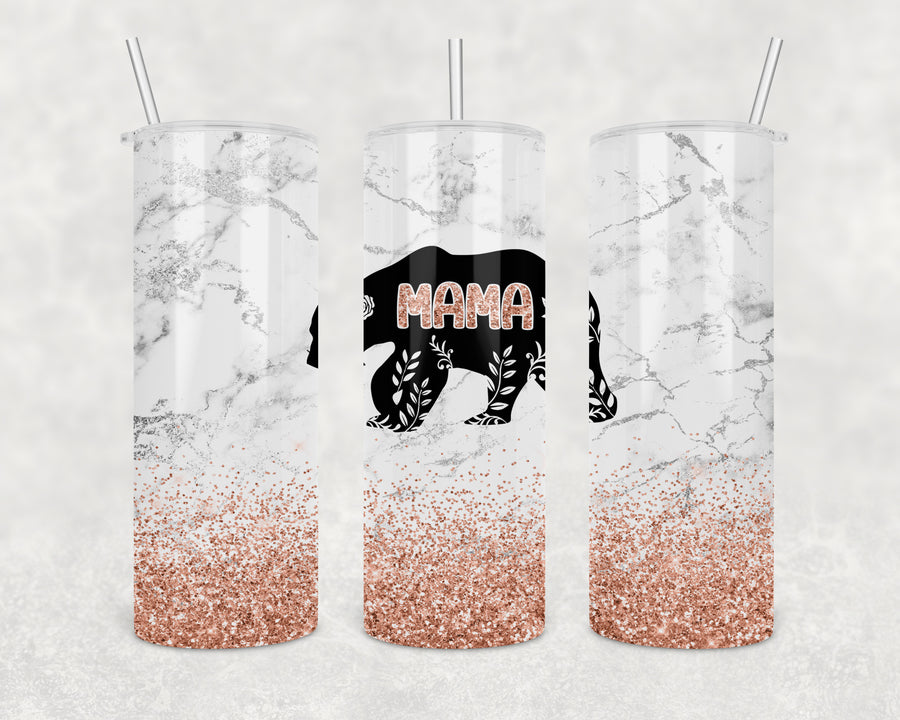 Mama Bear Skinny Tumbler