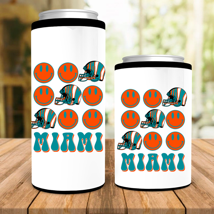 Miami Helmets Slot Machine Can Cooler