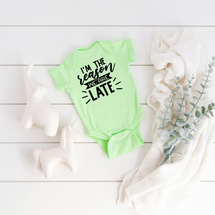 I'm The Reason We Are Late Onesie